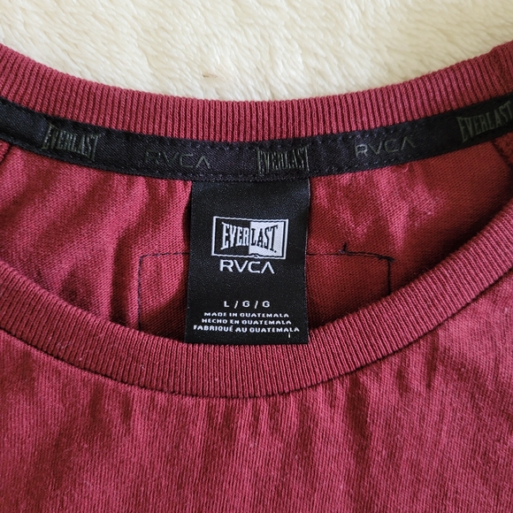 RVCA🏄& Everlast🥊Collab Raglan Muscle💪Tee - NWT - Picture 4 of 14